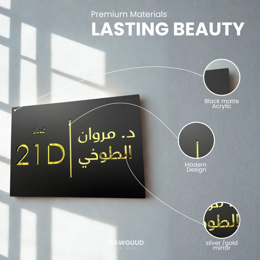 Horizontal Door Signs