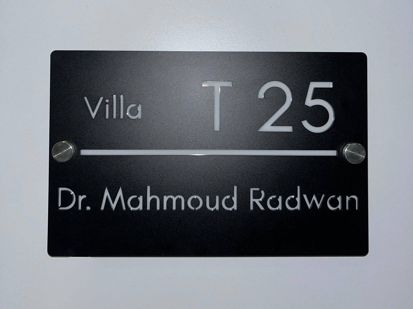 Horizontal Sign with Backlight