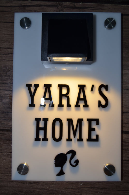 Vertical LED Door Sign