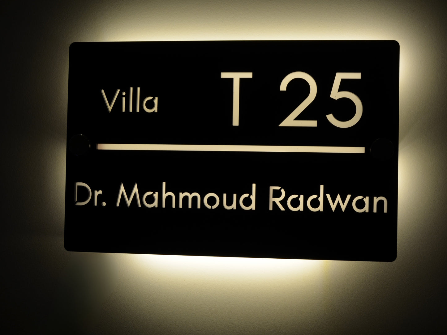 Sign with Backlight