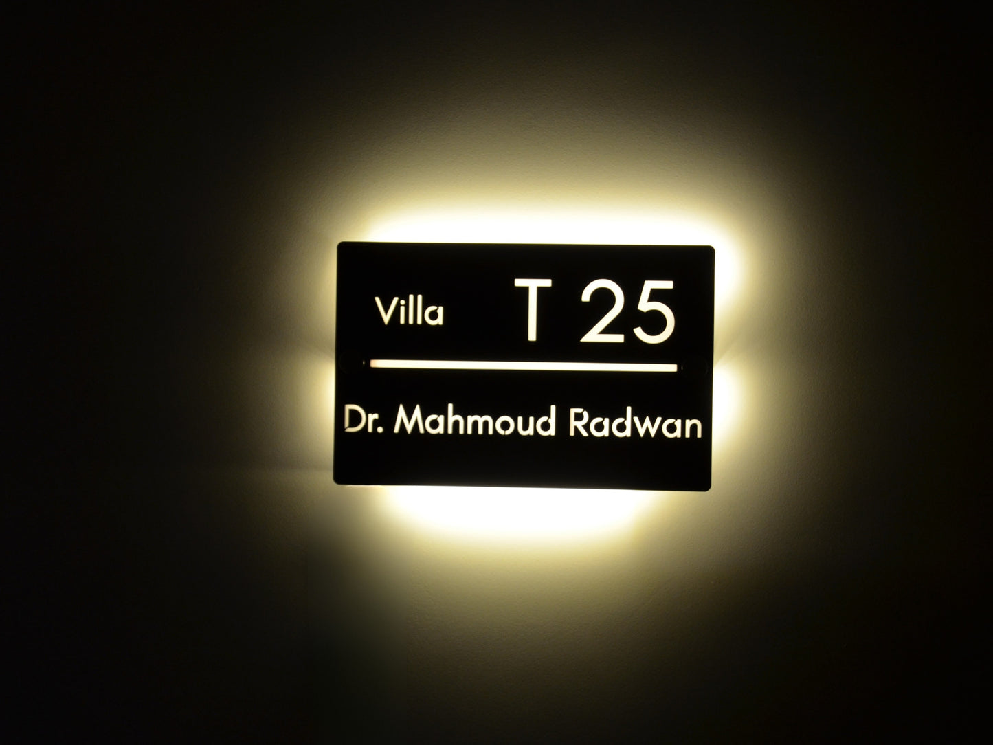 Sign with Backlight