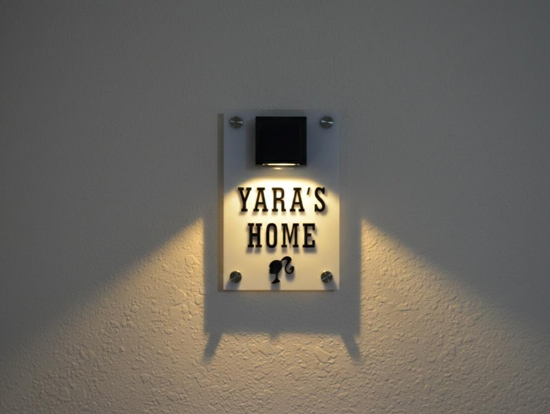 Vertical LED Door Sign