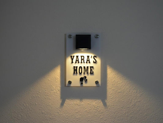 Vertical LED Door Sign