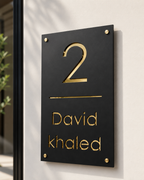 Vertical Door Sign