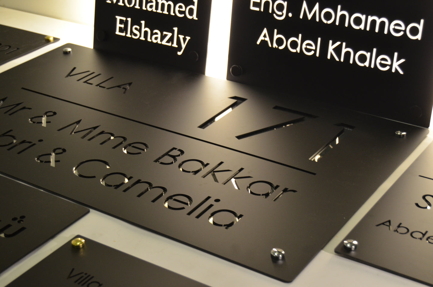 Horizontal Door Signs