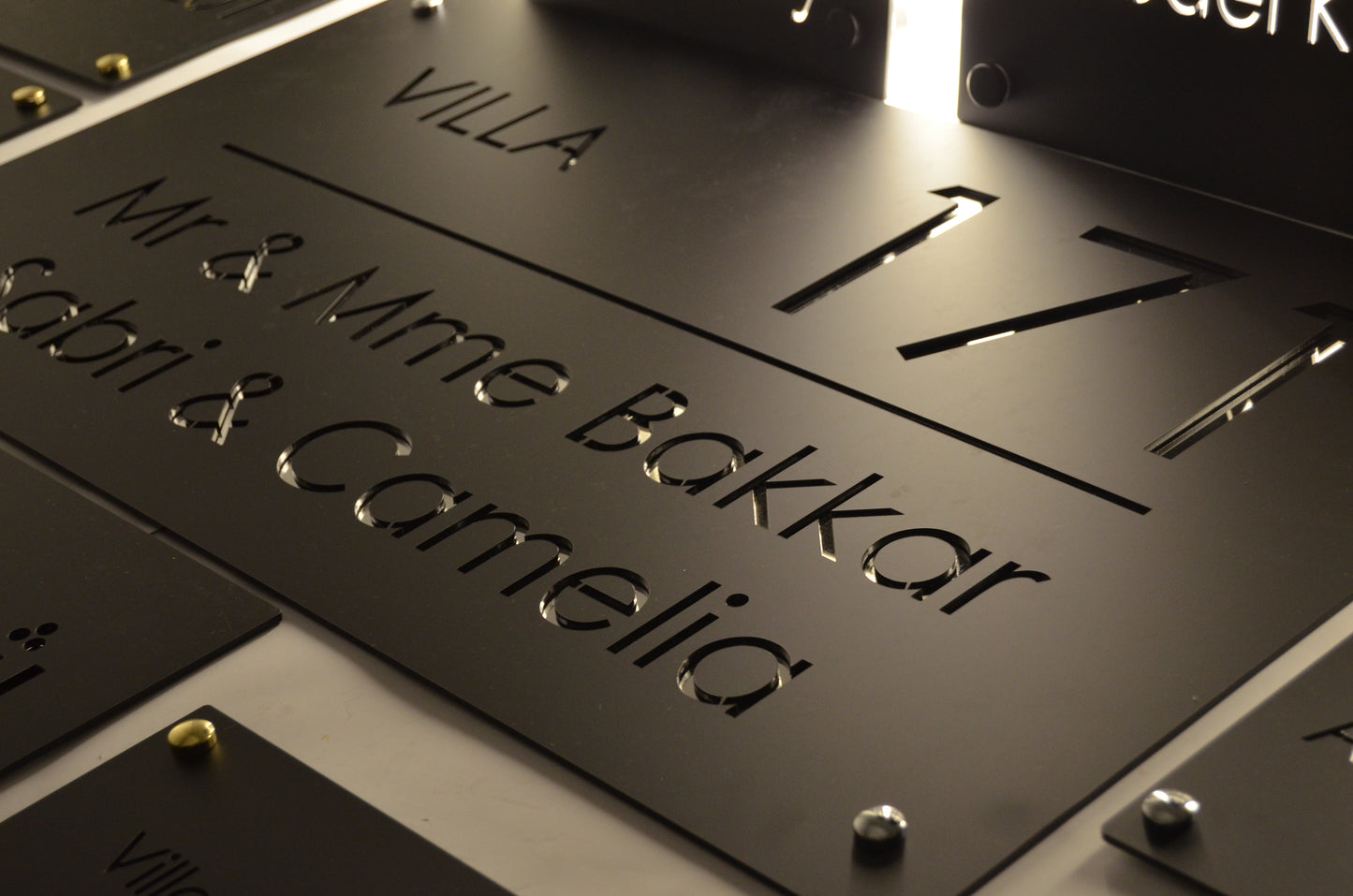 Horizontal Door Signs