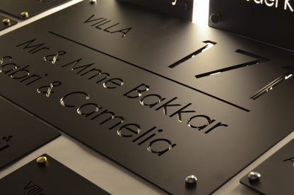 Horizontal Door Signs