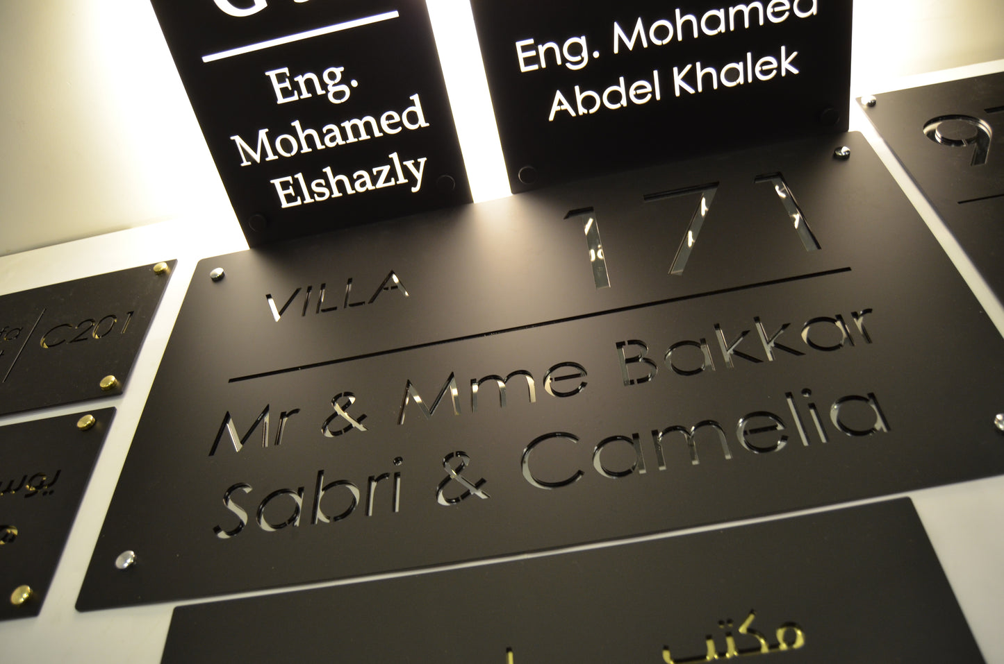 Horizontal Door Signs