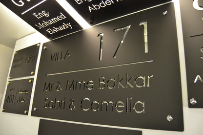 Horizontal Door Signs