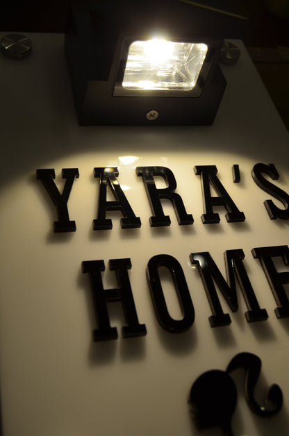 Vertical LED Door Sign